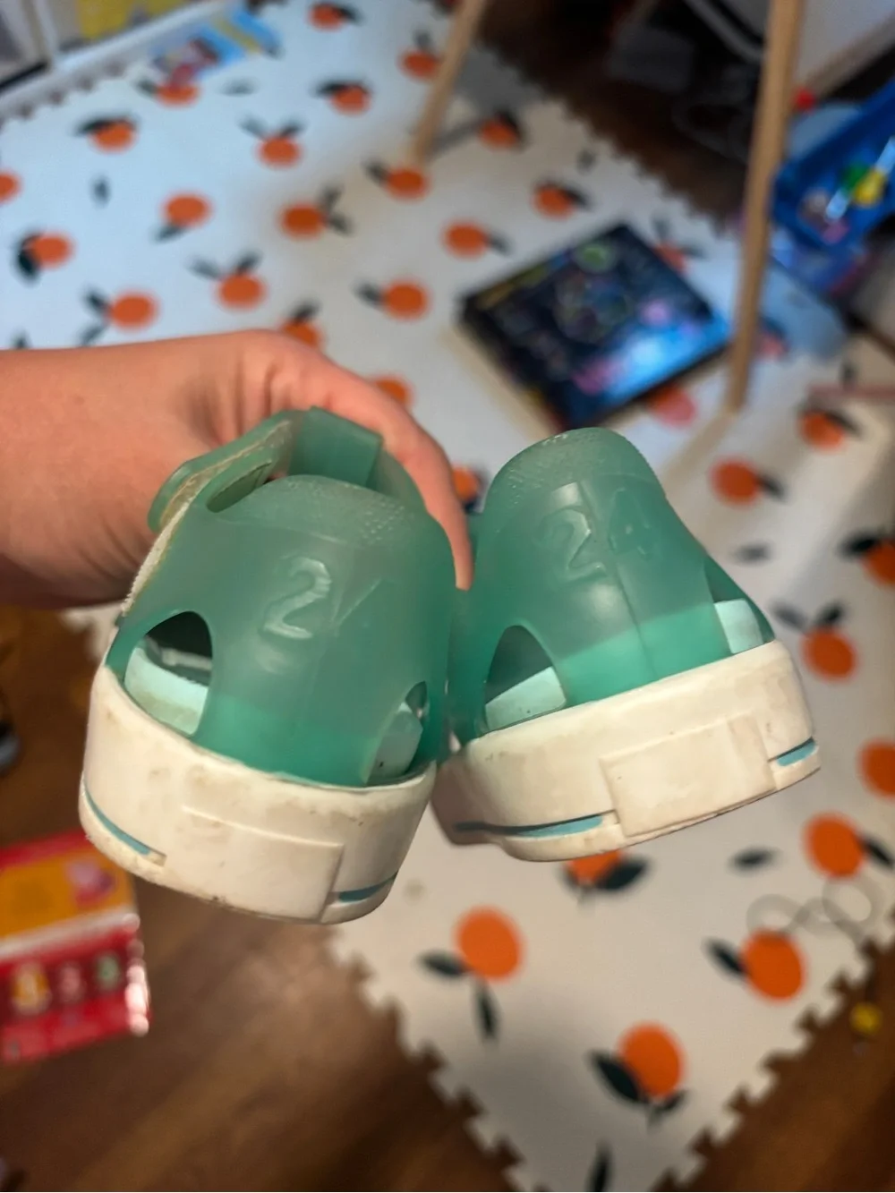 Igor Teal/Turquoise Jelly Sandals for Kids